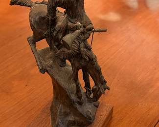 Mountain Man Bronze Sculpture by Frederic Remington