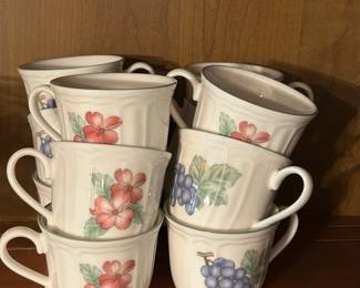 Noritake "Market Day" China and Glassware Set