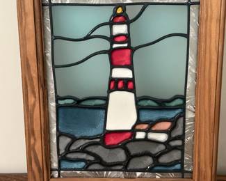 Lighthouse Stained Glass Picture