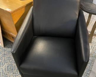 Faux Leather Arm Chairs - 2 Available