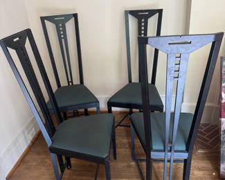 Giorgetti Side Back of Chairs