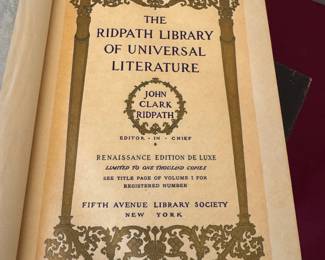 Ridpath Library of Universal Literature