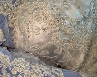 Lace Beaded Wedding Gown