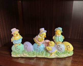 Lakeside Collection glittered Easter centerpiece