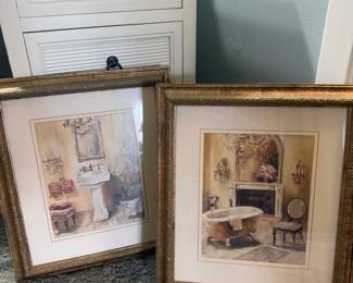 Framed Bathdroom Wall Art