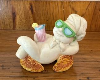 1997 Danbury Mint Pillsbury Dough Boy Figurine Collection - August