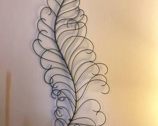 Metal Leaf wall art