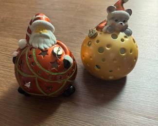 Home Reflections Decor Large Light Up Color Changing Santa and Mouse