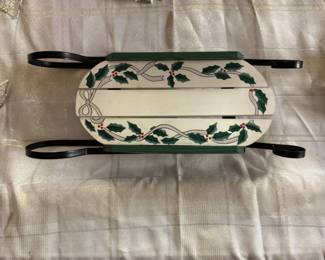 Christmas Sled Decor