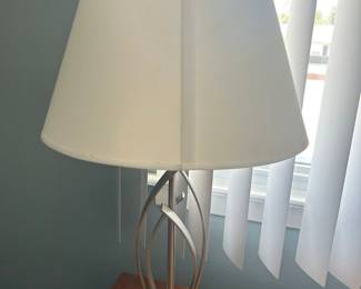 Modern Chrome Table Lamp