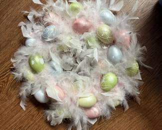 Easter Feather Wreath