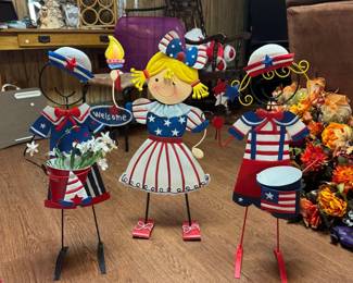 4th of July Metal figurines