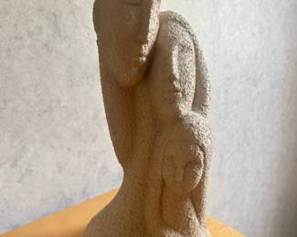Father Mother and Child sculpture