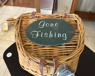 Fishing Creel Rattan Basket
