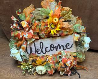 Autumn Welcome wreath