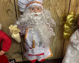 Santa Chef Figurine