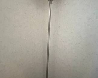 Hampton Bay Satin Steel Floor Lamp
