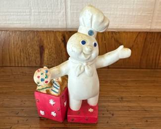 1997 Danbury Mint Pillsbury Dough Boy Figurine Collection - December