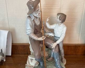 Lladro 6468 A Fishing Lesson