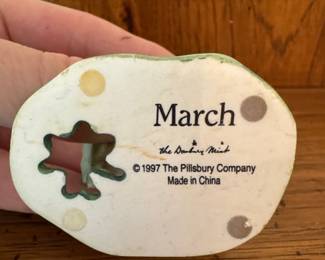 1997 Danbury Mint Pillsbury Dough Boy Figurine Collection - March