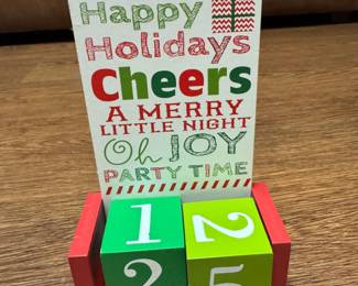 Christmas Countdown Block Set