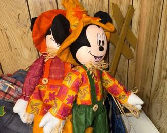 Mickey Mouse Scarecrow Decor