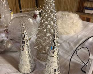 Silver Christmas Tree Decor