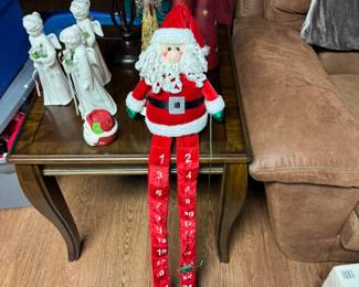 Red Seated Santa Advent calender