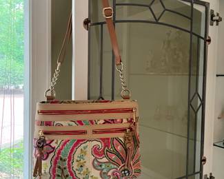 Great linen and leather purse from Ireland