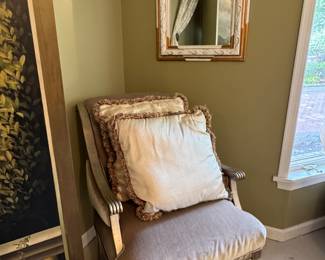 Occasional chairs and mirrors