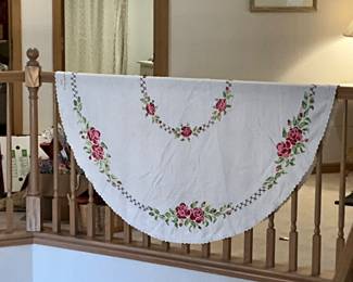 Embroidered tablecloth
