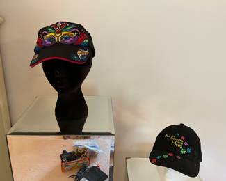 Lots of baseball caps