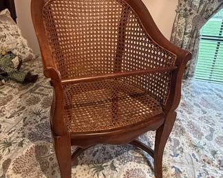 Sweet child’s rattan chair