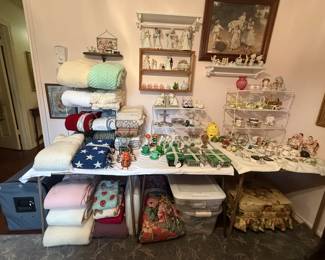 Collection of Jadeite and other decor