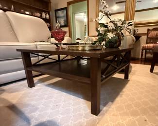 Square coffee table