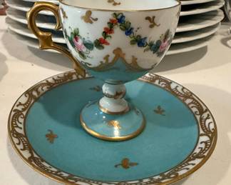 Lovely Limoge demitasse cup and saucer