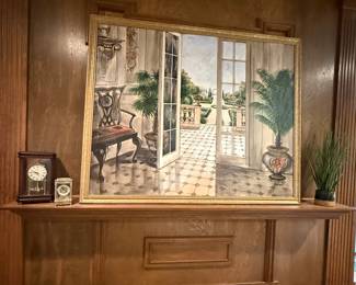 Mantel art piece