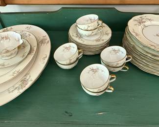 Empire England chintz tea service