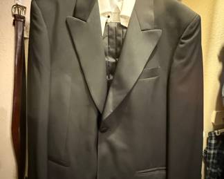 Tuxedo with cummerbund