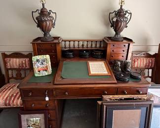 Desk and decor