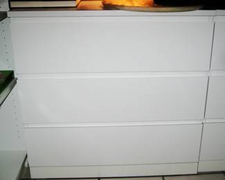 1 OF 3 WHITE DRESSERS