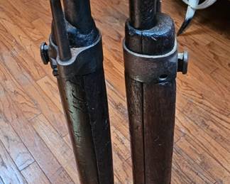 Steyr-Mannlicher M1895 (Infanterie Repetier-Gewenr M.95) 2 long rifle floor lamp. We have four of these unique lamps.
