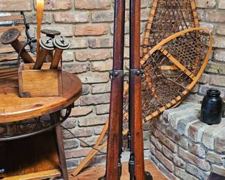 Steyr-Mannlicher M1895 (Infanterie Repetier-Gewenr M.95) 2 long rifle floor lamp. We have four of these unique lamps.