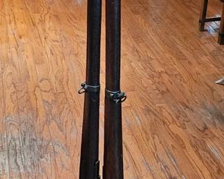 Steyr-Mannlicher M1895 (Infanterie Repetier-Gewenr M.95) 2 long rifle floor lamp. We have four of these unique lamps.