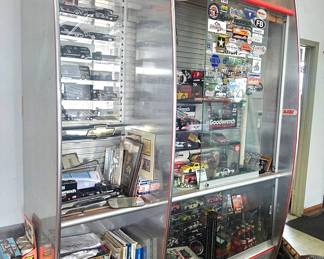 1 of 9 pictures - Vintage NASCAR Display Cabinet
