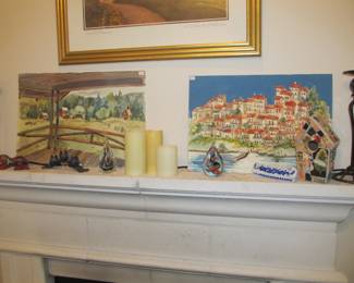 One of our featured items is original fine art by the late artist JEANNE CHARLES