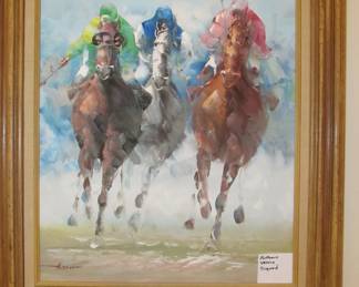 Original framed art by artist Anthony Veccio