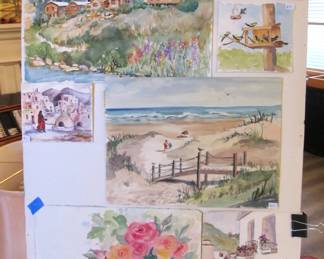 One of our featured items is original fine art by the late artist JEANNE CHARLES