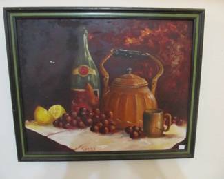 One of our featured items is original fine art by the late artist JEANNE CHARLES