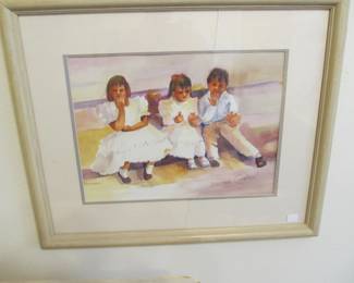 One of our featured items is original fine art by the late artist JEANNE CHARLES